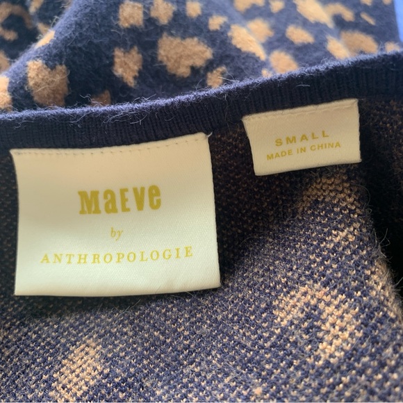 Anthropologie Maeve Leopard Sweater Dress - Picture 12 of 13
